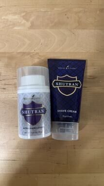 Young Living Shutran Aftershave Lotion and Shave Cream Set